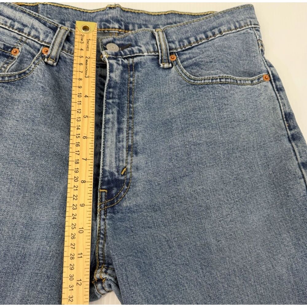 Levis 550 Straight Leg Denim Jeans Stretch Men's Size 34 (Fit 34x33) - Picture 7 of 11